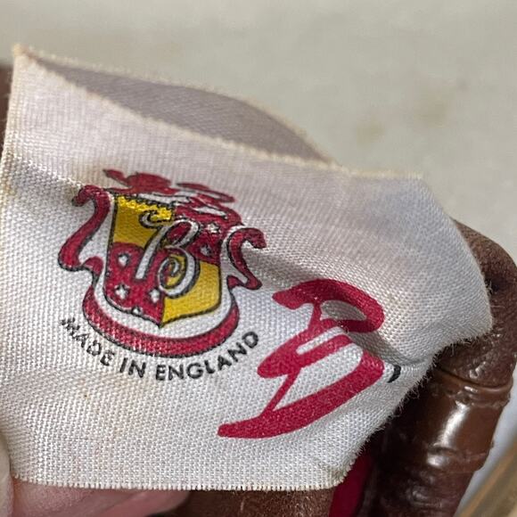 RARE VTG 60s 70s Brown Leather Tall Go Go Boots Carnaby St England Women Sz 6 - Picture 16 of 16